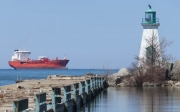 DB-red Ship _ Lighthouse